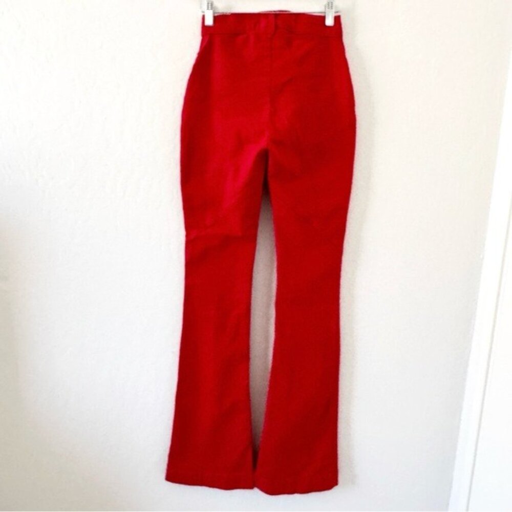 Revice Denim Venus Flare Jeans Red Mars Bar size 25 - Picture 7 of 12